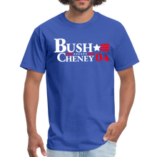 Load image into Gallery viewer, George W Bush 2004 Retro Vintage Presidential Campaign Unisex Classic T-Shirt - royal blue
