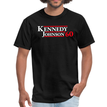 Load image into Gallery viewer, John Kennedy JFK 1960 Retro Vintage Presidential Campaign Unisex Classic T-Shirt - black
