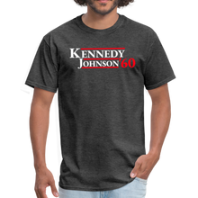 Load image into Gallery viewer, John Kennedy JFK 1960 Retro Vintage Presidential Campaign Unisex Classic T-Shirt - heather black
