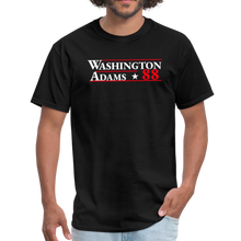Load image into Gallery viewer, George Washington John Adams 1788 Retro President Campaign Unisex Classic T-Shirt - black
