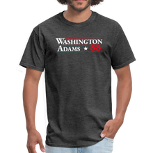 Load image into Gallery viewer, George Washington John Adams 1788 Retro President Campaign Unisex Classic T-Shirt - heather black
