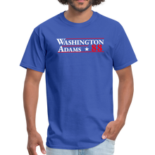 Load image into Gallery viewer, George Washington John Adams 1788 Retro President Campaign Unisex Classic T-Shirt - royal blue
