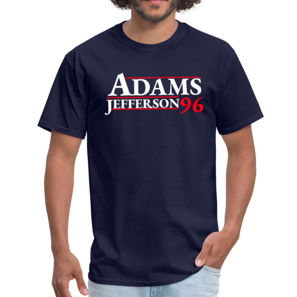 John Adams Thomas Jefferson 1796 Retro President Campaign Unisex Classic T-Shirt - navy