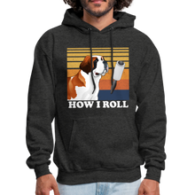 Load image into Gallery viewer, St Bernard How I Roll Pull Over Hoodie - charcoal gray
