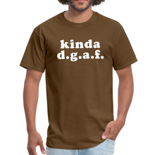 Load image into Gallery viewer, Funny kinda dgaf Sarcastic Unisex Classic T-Shirt - brown
