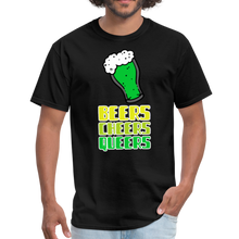 Load image into Gallery viewer, Beers Cheers Queers Saint Patrick&#39;s Gay Pride LGBT Unisex Classic T-Shirt - black
