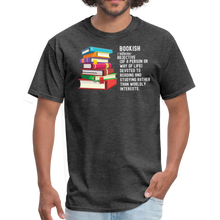 Load image into Gallery viewer, Bookish Defined, Book Lover, Reader, Teacher Unisex Classic T-Shirt - heather black
