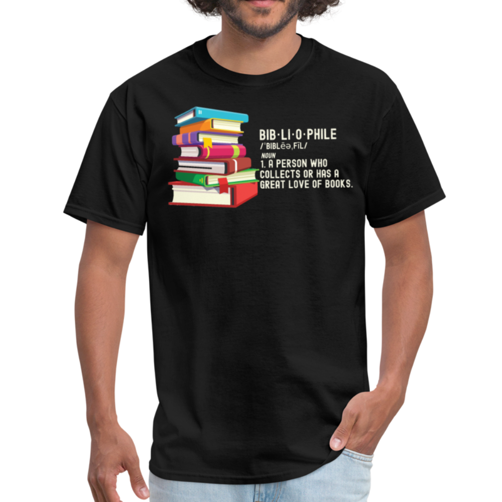 Bibliophile, Book Lover, Reading Teacher Unisex Classic T-Shirt - black