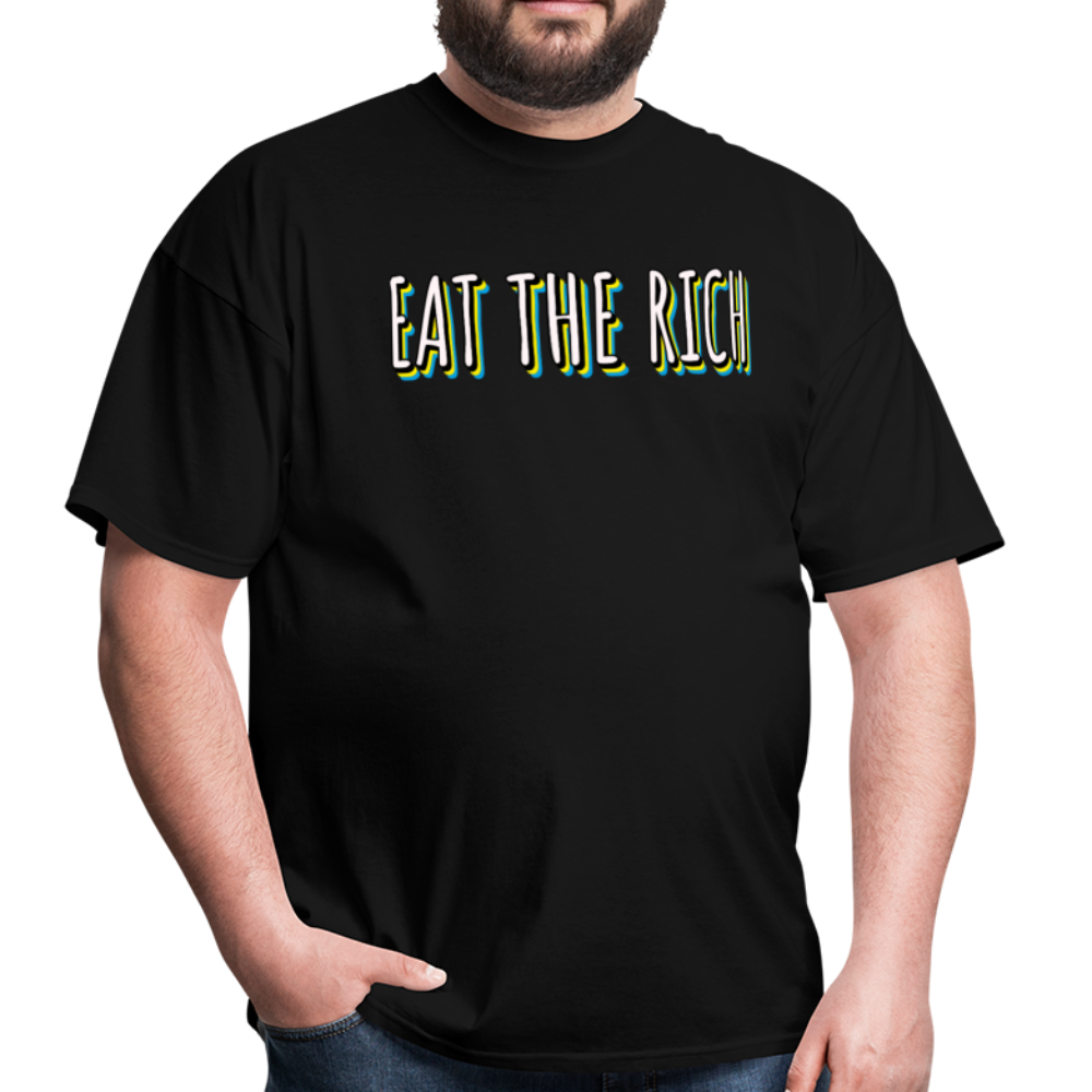 Eat The Rich Unisex Classic T-Shirt - black