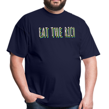 Load image into Gallery viewer, Eat The Rich Unisex Classic T-Shirt - navy
