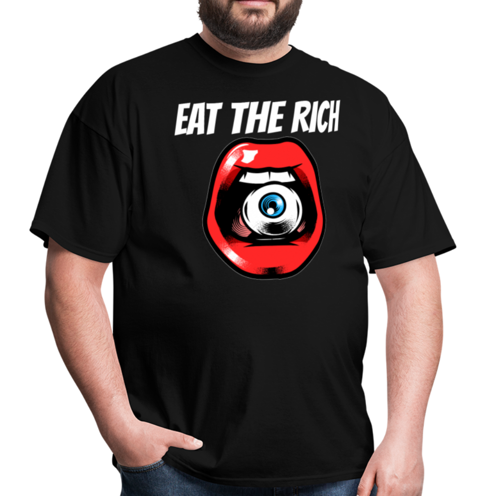 Eat The Rich Unisex Classic T-Shirt - black