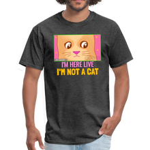 Load image into Gallery viewer, Lawyer Cat Meme, I&#39;m Not a Cat Meme  Unisex Classic T-Shirt - heather black

