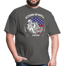 Load image into Gallery viewer, Military Veteran Biker Military Motorcycle Rider Gift Unisex Classic T-Shirt - charcoal
