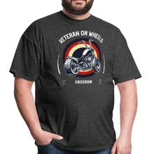 Load image into Gallery viewer, Military Veteran Biker Military Motorcycle Rider Gift Unisex Classic T-Shirt - heather black
