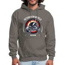 Load image into Gallery viewer, Military Veteran Biker Military Motorcycle Rider Gift Hoodie - asphalt gray
