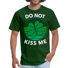 Load image into Gallery viewer, Saint Patrick&#39;s Day Do Not Kiss Me Unisex Classic T-Shirt - forest green
