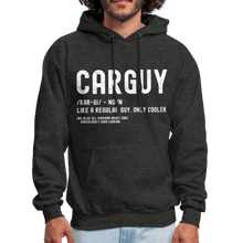 Load image into Gallery viewer, Car Guy Defined Hoodie - charcoal gray
