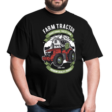Load image into Gallery viewer, Farm Tractor Fresh Farming Unisex Classic T-Shirt - black
