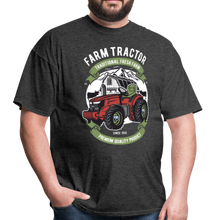 Load image into Gallery viewer, Farm Tractor Fresh Farming Unisex Classic T-Shirt - heather black

