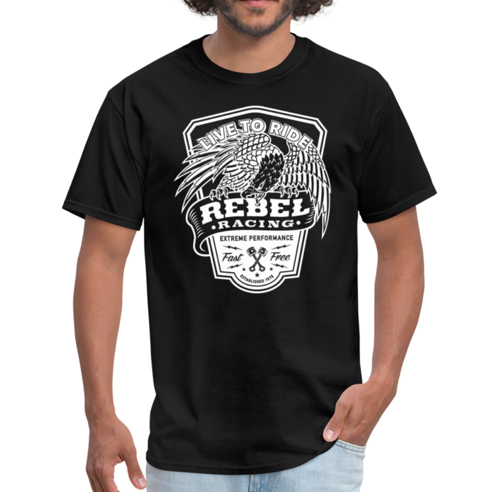 Live to RIde Rebel Racing Unisex Classic T-Shirt - black