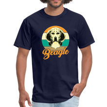 Load image into Gallery viewer, Beagle Dog Lover Unisex Classic T-Shirt - navy
