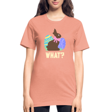 Load image into Gallery viewer, Funny Cute Chocolate Easter Bunny Unisex Heather Prism T-Shirt - heather prism sunset
