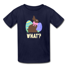Load image into Gallery viewer, Funny Cute Easter Bunny Kids&#39; T-Shirt - navy

