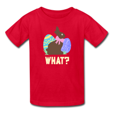 Load image into Gallery viewer, Funny Cute Easter Bunny Kids&#39; T-Shirt - red
