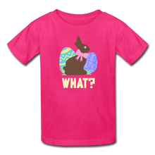 Load image into Gallery viewer, Funny Cute Easter Bunny Kids&#39; T-Shirt - fuchsia
