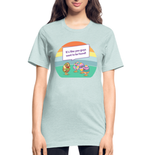 Load image into Gallery viewer, Funny Easter Egg Hunt Unisex Heather Prism T-Shirt - heather prism ice blue
