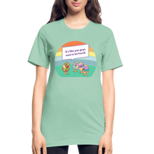 Load image into Gallery viewer, Funny Easter Egg Hunt Unisex Heather Prism T-Shirt - heather prism mint
