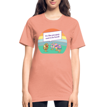 Load image into Gallery viewer, Funny Easter Egg Hunt Unisex Heather Prism T-Shirt - heather prism sunset
