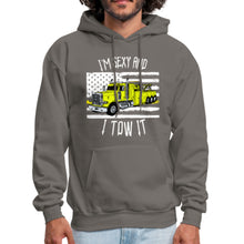 Load image into Gallery viewer, I&#39;m Sexy and I Tow It Semi Truck Wrecker Driver Men&#39;s Hoodie
