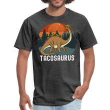 Load image into Gallery viewer, Tacosaurus Cinco de Mayo Funny Taco Dinosaur Unisex Classic T-Shirt - heather black
