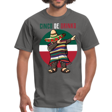Load image into Gallery viewer, Dabbing Mexican Poncho Cinco De Mayo Funny Cinco De Drinko Unisex Classic T-Shirt - charcoal
