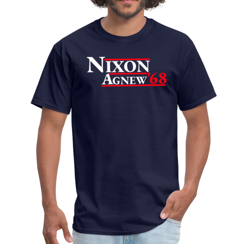 Richard Nixon 1968 Retro Vintage Presidential Campaign Unisex Classic T-Shirt - navy