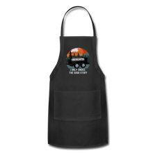 Load image into Gallery viewer, Barbecue Apron I Only Smoke The Good Stuff, BBQ Apron - black
