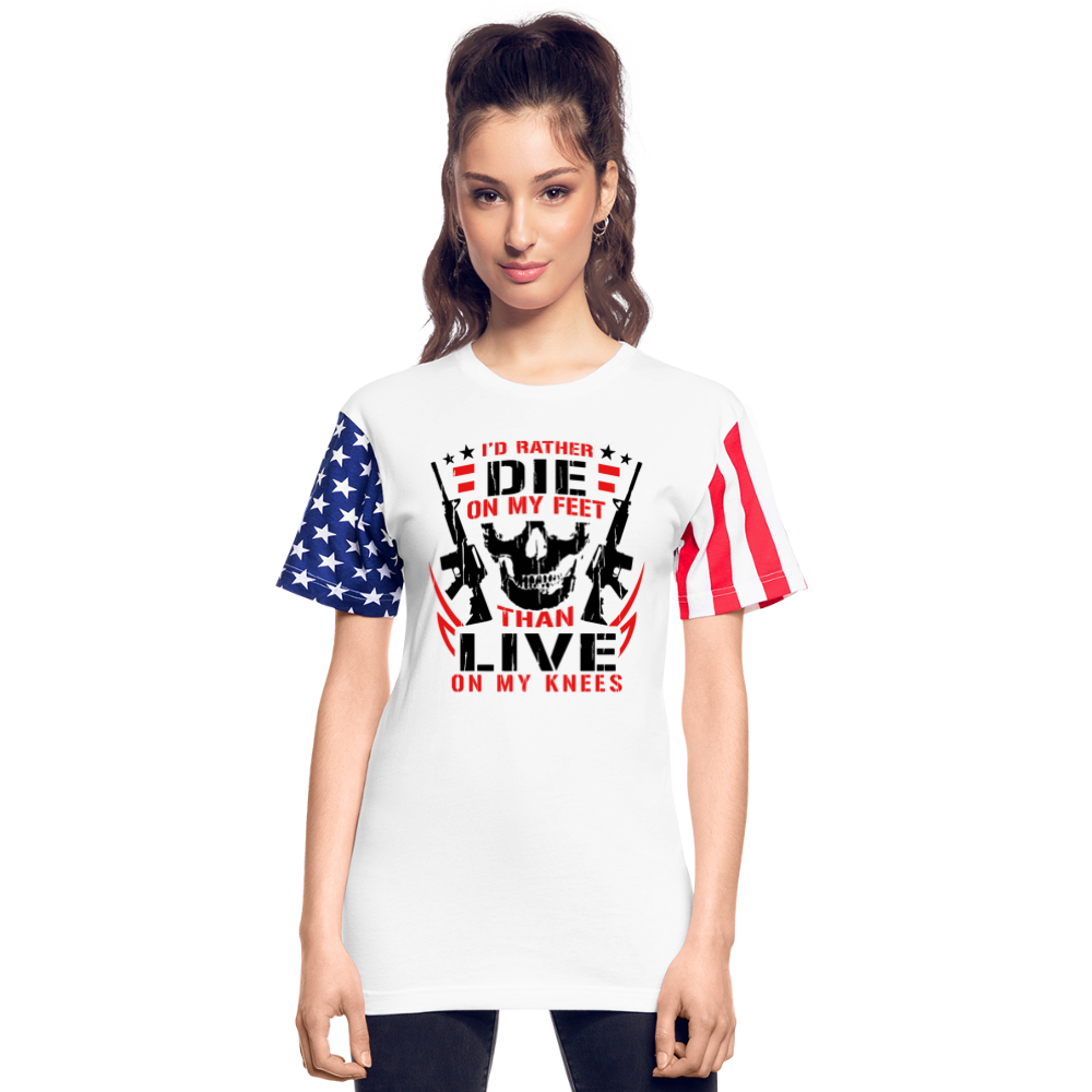Patriot 2nd Amendment Stars & Stripes T-Shirt - white