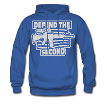 Load image into Gallery viewer, Patriotic Defend The Second Pro 2nd Amendment Hoodie - royal blue
