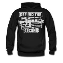 Load image into Gallery viewer, Patriotic Defend The Second Pro 2nd Amendment Hoodie - black
