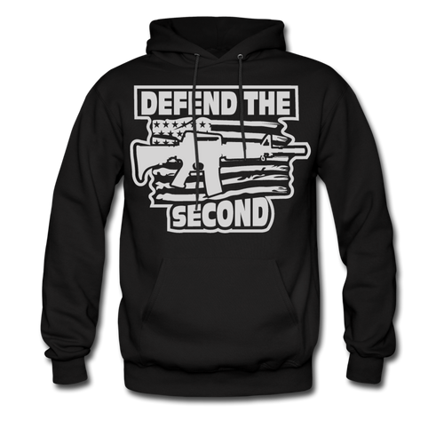 Patriotic Defend The Second Pro 2nd Amendment Hoodie - black