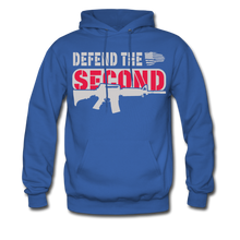 Load image into Gallery viewer, Patriotic Defend The Second 2nd Amendment Hoodie - royal blue
