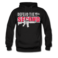 Load image into Gallery viewer, Patriotic Defend The Second 2nd Amendment Hoodie - black
