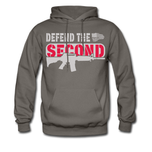 Load image into Gallery viewer, Patriotic Defend The Second 2nd Amendment Hoodie - asphalt gray
