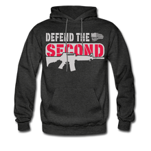 Load image into Gallery viewer, Patriotic Defend The Second 2nd Amendment Hoodie - charcoal gray
