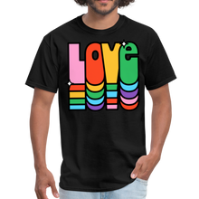 Load image into Gallery viewer, Retro Vintage Hippie Style Love 1960&#39;s T-Shirt - black
