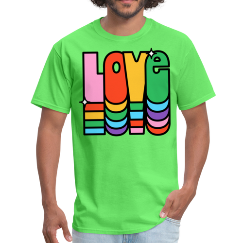 Retro Vintage Hippie Style Love 1960's T-Shirt - kiwi