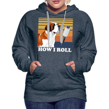 Load image into Gallery viewer, Women’s Premium Hoodie - heather denim
