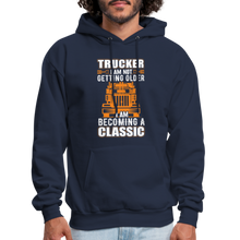 Load image into Gallery viewer, Trucker Birth Day Gift Becoming A Classic Hoodie - navy
