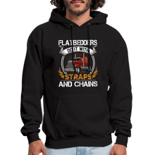 Load image into Gallery viewer, Sarcastic Flatbed Trucker Hoodie - black
